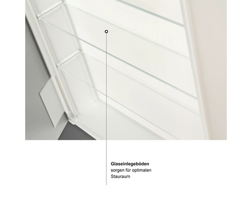 Glasböden für optimalen Stauraum