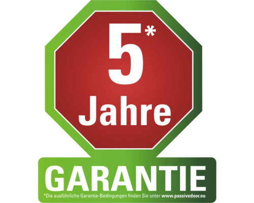 Sceau de garantie de cinq ans