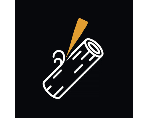 Symbole pour le travail du bois avec ciseau