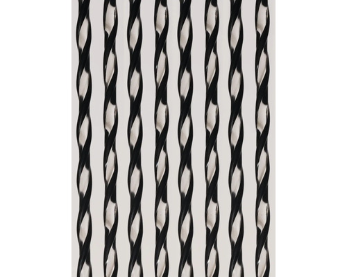 Plusieurs tiges métalliques torsadées en rangée