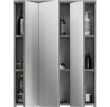 Armoire de toilette avec plusieurs étagères pour ranger les accessoires de salle de bain