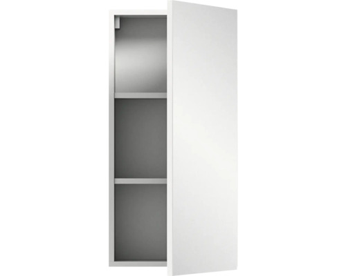 Weißer Hängeschrank mit zwei Regalböden