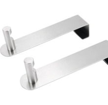 Deux crochets de porte en métal