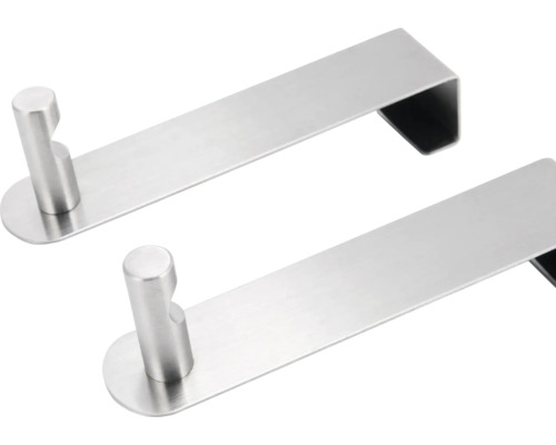 Deux crochets de porte en métal
