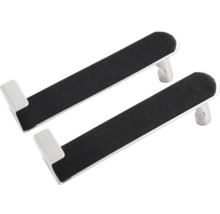 Deux chausse-pieds en plastique et textile