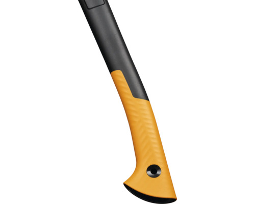 Vue détaillée du manche de hache