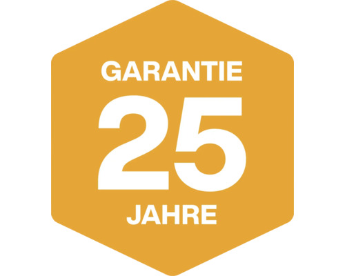 25 Jahre Garantie Symbol