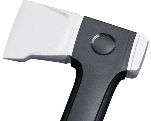 Hache avec tête en acier et manche en plastique