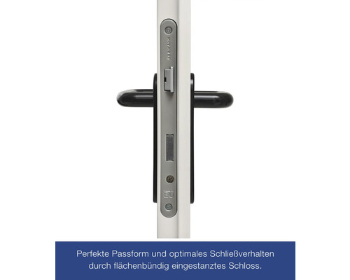 Türbeschlag mit Schloss und Türgriff