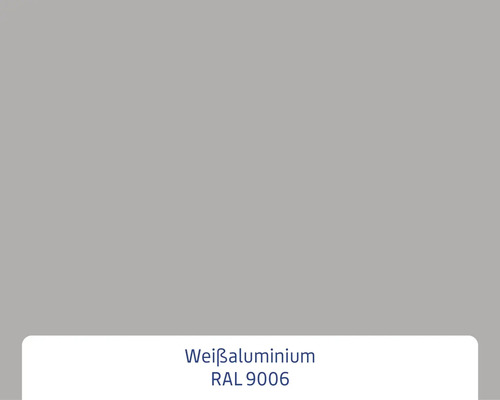 Weissaluminium RAL 9006