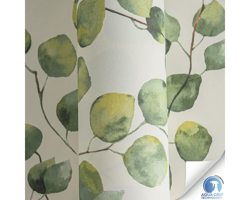 Tapete mit Eukalyptusblattmuster