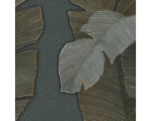 Nahaufnahme einer Tapete mit Blättermuster