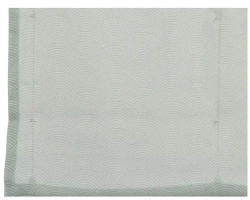 Rideau de douche en textile avec motif ondulé