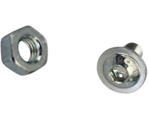 Sechskantmutter und Schraube aus Metall