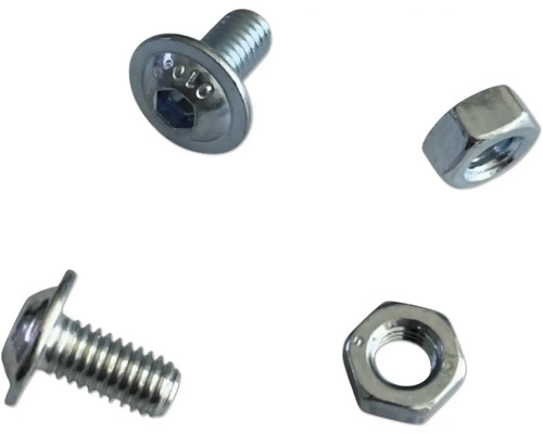 Zwei Schrauben und zwei Muttern