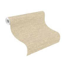 Rouleau de papier peint structuré avec motif linéaire