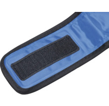 Coussin de nuque bleu avec fermeture velcro