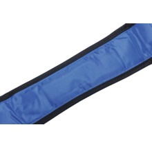 Sac de sable bleu avec bordure noire