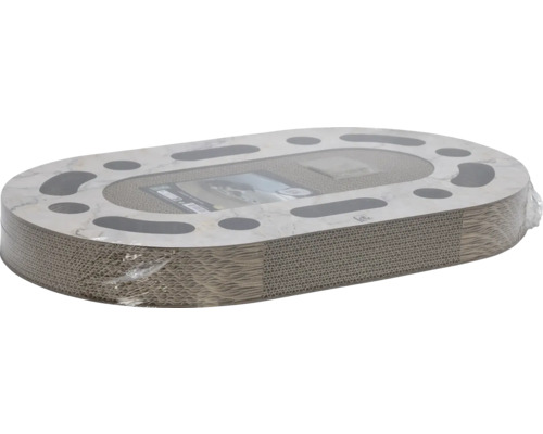 Grattoir ovale pour chat avec plusieurs trous