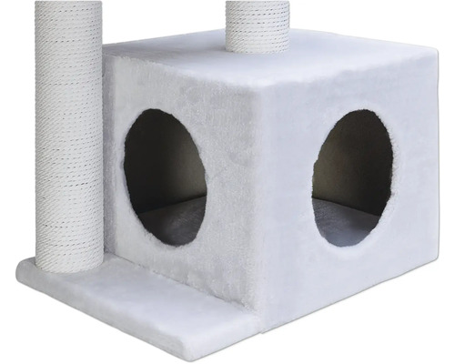 Arbre à chat avec niche et poteaux en sisal