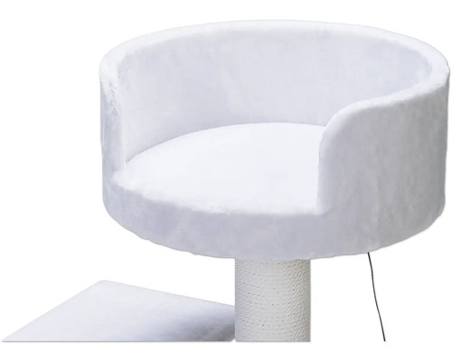 Arbre à chat avec surface de couchage et tronc en sisal