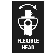 Symbol für flexiblen Kopf