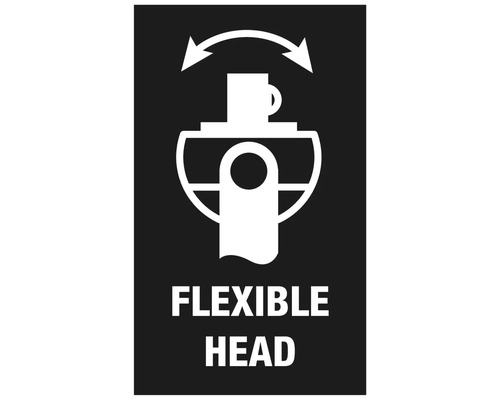 Symbol für flexiblen Kopf