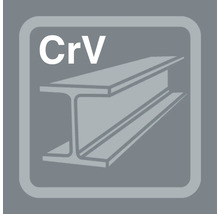 Chrom Vanadium Stahl Symbol