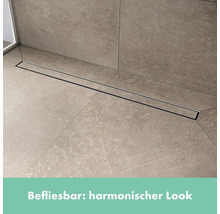 Geflieste Duschrinne im Badezimmer
