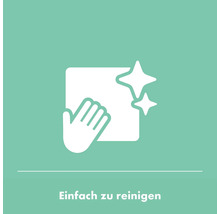 Symbol für leichte Reinigung