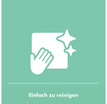 Symbol für einfache Reinigung