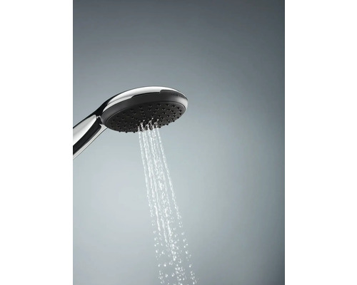 Handbrause mit Wasserstrahl