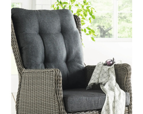 Gartenstuhl mit Polsterauflagen