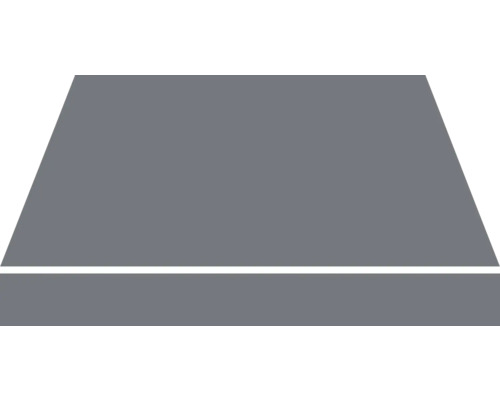 Illustration d''une forme trapézoïdale grise