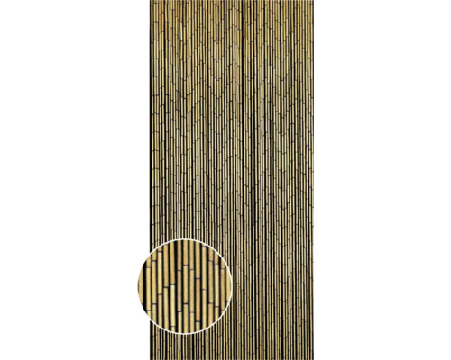 Bambusvorhang mit feinen Bambusstäben