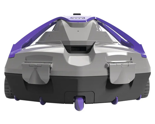 Robot de nettoyage de piscine vu de derrière