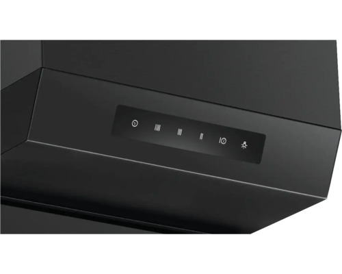 Gros plan des commandes d''une hotte aspirante