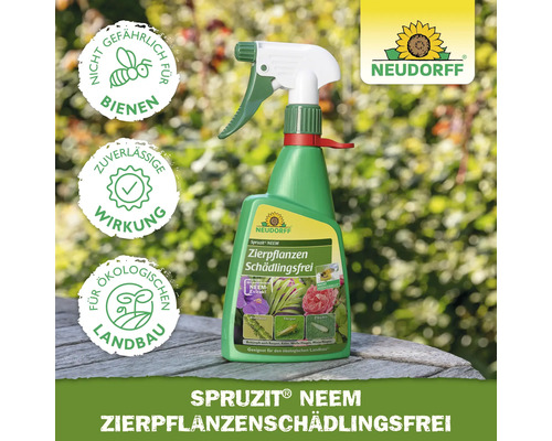 Neudorff Spruzit Neem Anti-nuisibles pour plantes ornementales