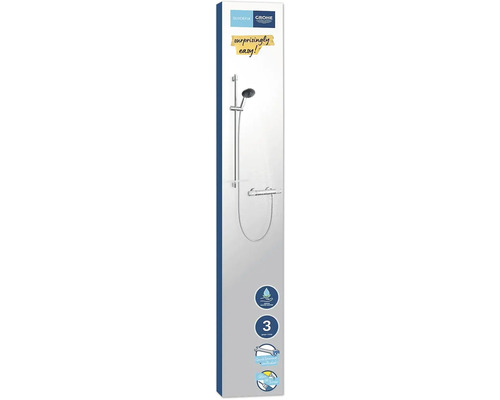 Grohe Quickfix Duschsystem mit drei Strahlarten