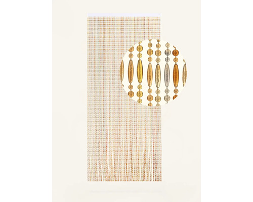 Rideau de perles décoratif avec motif