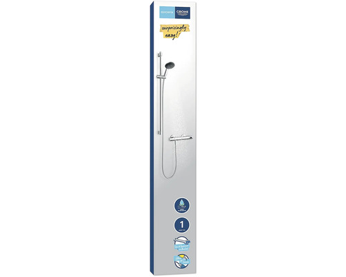 Grohe Quickfix Duschsystem mit Thermostatarmatur