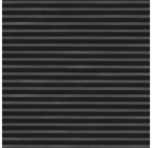 Gros plan d''un store plissé noir pour la décoration de fenêtre et l''intimité