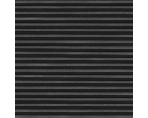 Gros plan d''un store plissé noir pour la décoration de fenêtre et l''intimité