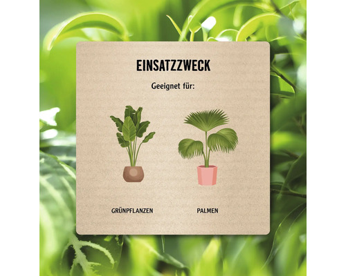 Verwendungszweck: Geeignet für Grünpflanzen und Palmen