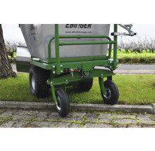 Chariot épandeur d''engrais Ebinger avec roues