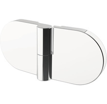 Charnière de porte en verre en métal