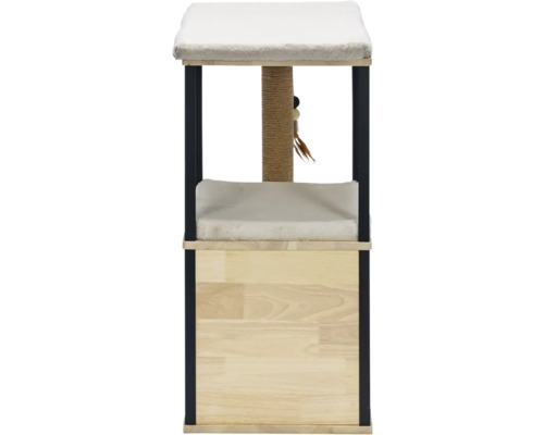 Arbre à chat avec surfaces de couchage et jouet