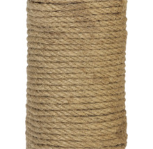 Nahaufnahme einer Rolle aus Jute- oder Sisalseil