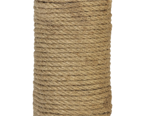 Gros plan d''un rouleau de corde en jute ou en sisal