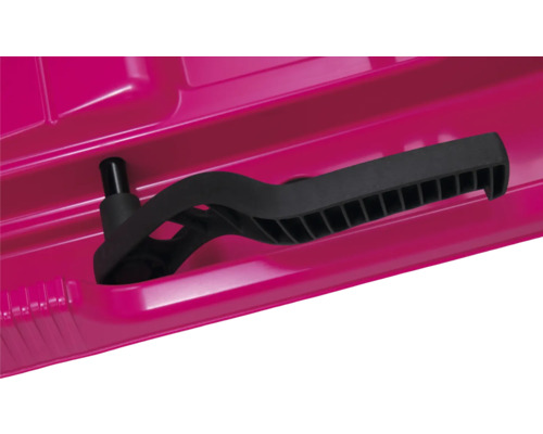 Vue détaillée d''une luge avec frein